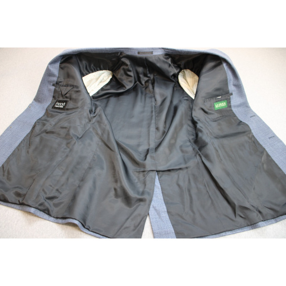 Lauren Ralph Lauren Blazer Mens Size 42L Wool Silk 2 Button Sports Jacket - Picture 4 of 10